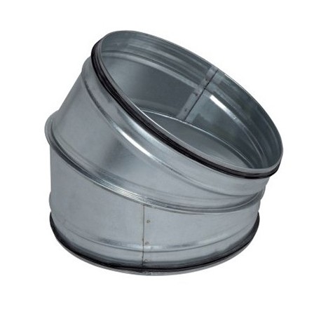 Coude galva avec joints C 355/30 J - Angle 30° - Diamètre 355mm