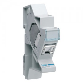 Connecteur RJ45 grade 3 TV - Avec support modulaire - 8 contacts - Catégorie 6a STP