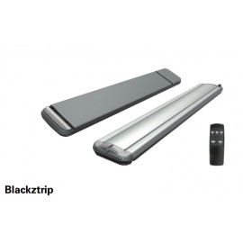 Cassette rayonnante tertiaire et industrielle Blackztrip BZ200 - 1500W - 230V - Noir
