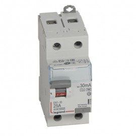 Interrupteur différentiel - 25A - 30mA - Type F - 230V - Vis/vis - Haut/bas