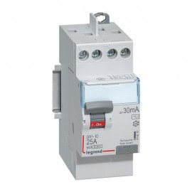 Interrupteur différentiel - 25A - 30mA - Type AC - 230V - Vis/vis