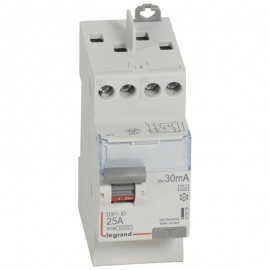 Interrupteur différentiel - 25A - 30mA - Type A - 230V - Vis/Vis