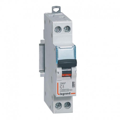Disjoncteur DNX³ - 1A - 1P+N - Courbe C - Vis/Vis