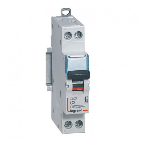 Disjoncteur DNX³ - 3A - 1P+N - Courbe C - Vis/vis