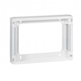 Rehausse pour coffret DRIVIA - 18 modules - 1 rangée - Blanc RAL9003