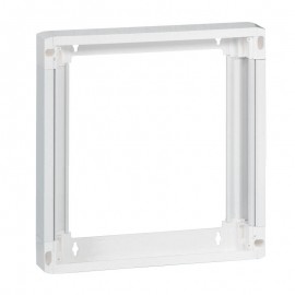 Rehausse pour coffret DRIVIA - 18 modules - 2 rangées - Blanc RAL9003