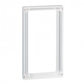 Rehausse pour coffret DRIVIA - 18 modules - 4 rangées - Blanc RAL9003