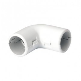 Equerre pour tube Mureva IRL - Blanc - Diamètre 20mm