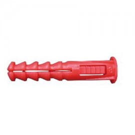 Sceau de 250 chevilles RC8 - Rouge avec collerette