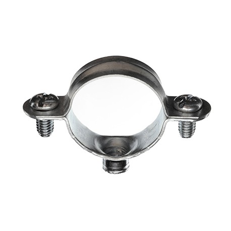 Sachet de 10 colliers métalliques simples - ø22mm - Acier