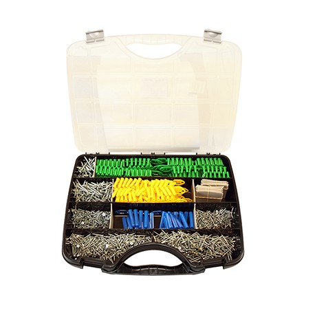 Mallette pour fixations - Vis - Tirefonds - Chevilles