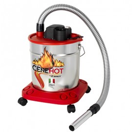 Aspirateur à cendres chaudes ”Cenehot” - 950W - Métallisé et rouge