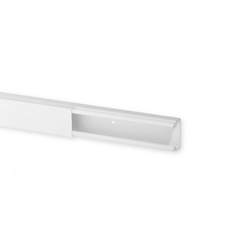 Goulotte de distribution TA-E 25x17mm - Barre de 2m - 1 compartiment - Blanc