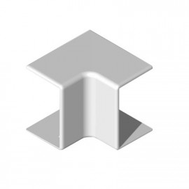 Angle intérieur 90° NIA - Pour goulotte 40x25mm - Blanc