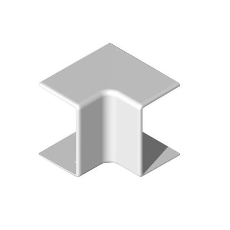 Angle intérieur 90° NIA - Pour goulotte 40x25mm - Blanc