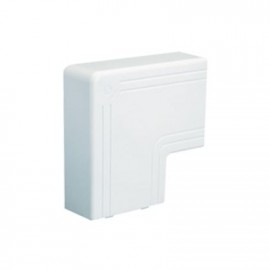 Angle plat NPAN - Pour goulotte 25x30mm - Blanc