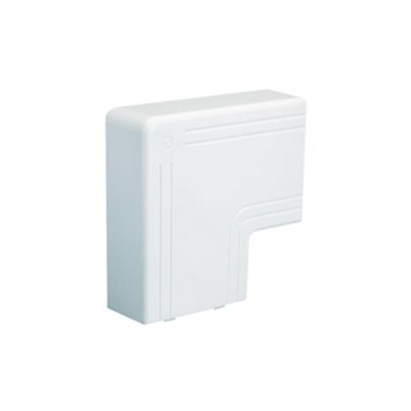 Angle plat NPAN - Pour goulotte 25x30mm - Blanc