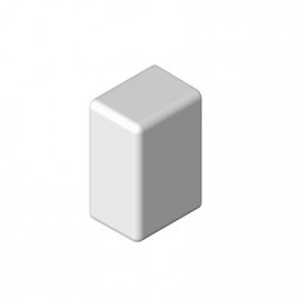 Embout LM - Pour goulotte 40x17mm - Blanc