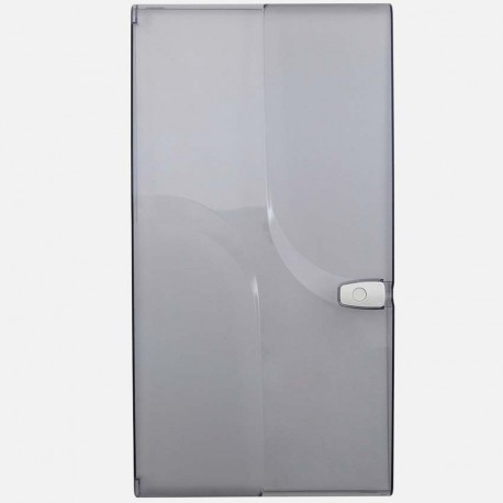 Porte pour tableau de répartition 1 rangée - IP40 - Transparente