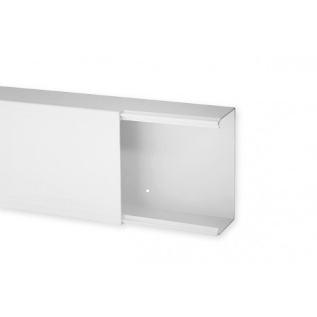 Goulotte de distribution TA-E 150x60mm - Barre de 2m - 1 compartiment - Blanc