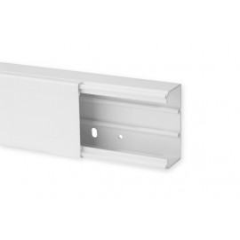Goulotte de distribution TA-G 80x40mm - Barre de 2m - 1 compartiment - Blanc