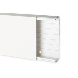 Goulotte de distribution TA-G 200x60mm - Barre de 2m - 1 compartiment - Blanc