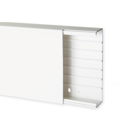 Goulotte de distribution TA-G 200x60mm - Barre de 2m - 1 compartiment - Blanc