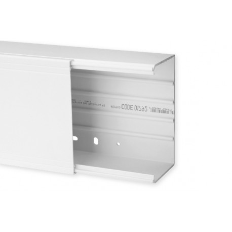 Goulotte de distribution TA-G 150x80mm - Barre de 2m - 1 compartiment - Blanc
