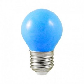 2x Ampoule LED E27 - 1W - Bleu - Non dimmable