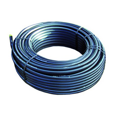 Tube polyéthylène haute densité - Bande bleu - Eau potable - 50m - 32x3,6mm - 16 bars