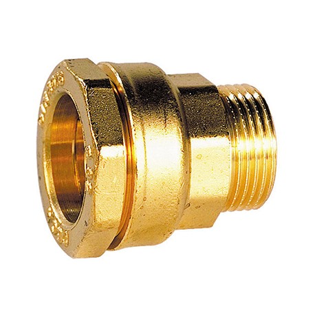Raccord laiton Droit mâle 2” pour PE - D:63mm