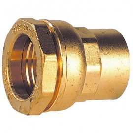 Raccord laiton droit femelle 1”1/4 pour PE - D: 40mm