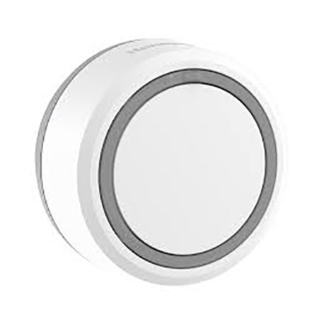 Bouton poussoir - Sans fil - Rond - Blanc