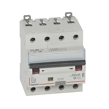 Disjoncteur différentiel monobloc - 4P - 10kA - 400V - A vis
