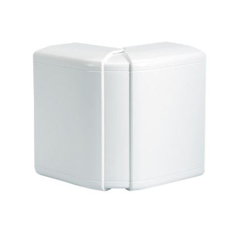 Angle extérieur variable 70° à 120° NEAV - Pour goulotte TerCia 200x55mm - Blanc