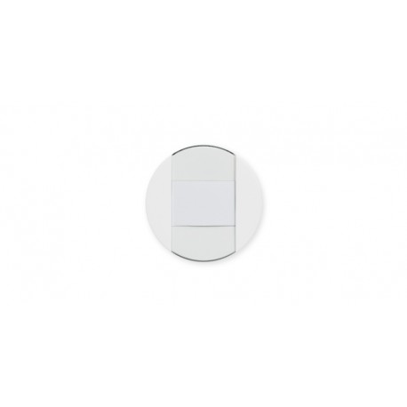 Bouton poussoir Optima AP-SO INTERBP - À fermeture 1F avec porte-étiquette - 16A - Blanc