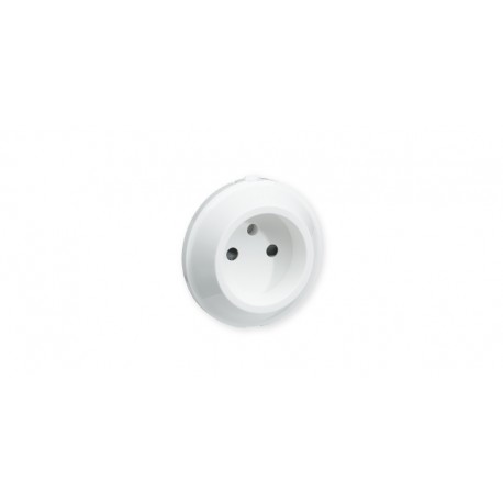 Prise de courant AP-SO PC - 2P - 16A - Blanc
