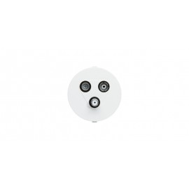 Prise TV + FM + SAT 1E AP-SO - Blanc