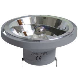 Ampoule LED QR grise - G53 - AR111 - 15W - 4000K - 990LM - Rond - Blanc neutre - Non dimmable