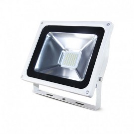 Projecteur extérieur LED plat - Non dimmable - 6000K - 30W - Blanc
