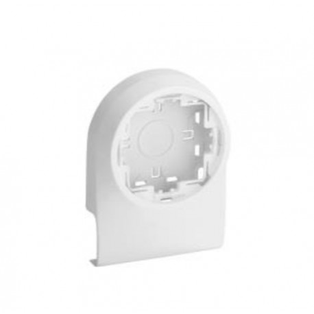 Boîtier simple d'appareillage SMS-AT - Pour moulure Optima de profondeur 16 - Blanc