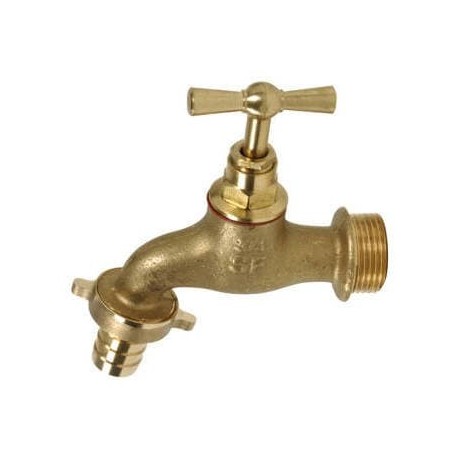 Robinet de puisage - Mâle - DN1/2” - Manette papillon laiton