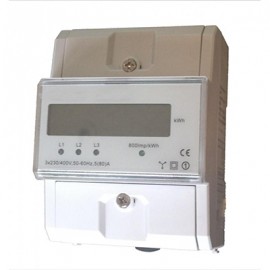 Compteur modulaire - Tétra - 80A - Affichage LCD