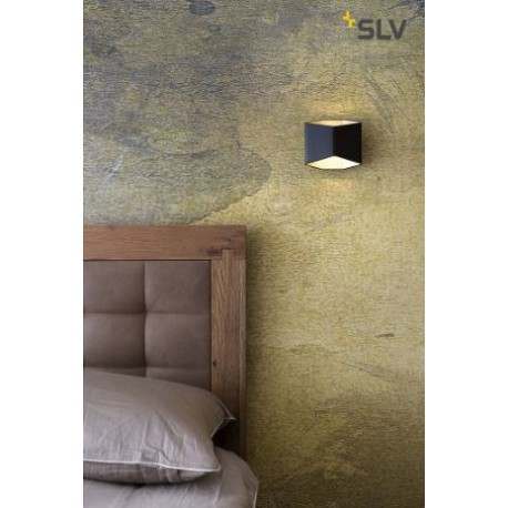 Applique Cariso WL-2 LED - 11W - 3000K - Carrée - Noir/ Laiton