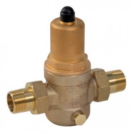 Réducteur de pression d'eau filtre incorporé 1” - Bronze - Mâle/Mâle - 1 à 8 bar