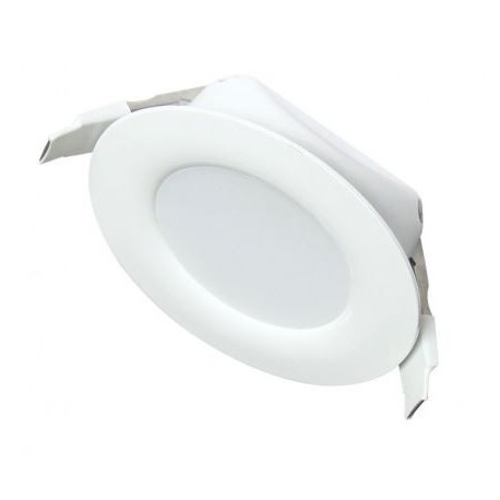 Spot encastré Plafonnier LED 8W - Ø 85mm - 3000K - avec alimentation - Blanc