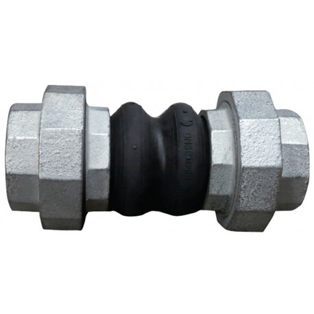 Compensateur de dilatation antivibratil 2” - Elastomère et fonte - Femelle / Femelle - 16 bar