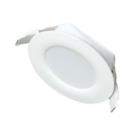 Spot encastré Plafonnier LED 8W - Ø 85mm - 6000K - avec alimentation - Blanc