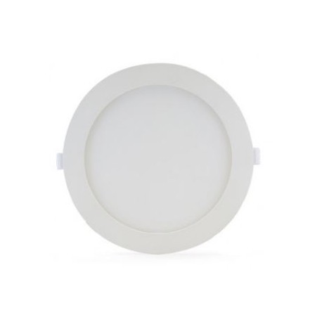 Spot plat blanc - Plafonnier LED 12W Ø 170mm - 4000K - 1000 Lm - avec alimentation
