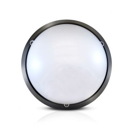 Plafonnier LED - 18W - 4000 K - ø 296mm - Noir